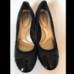 Dexflex Comfort Black Ballet Wedge